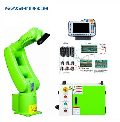 WORK EFFICIENTLY:
Once programmed, it can be used all the time. SZGH robot arm supports 24 hours of continuous work with high precision and high speed. Fully automated operation, a robot can complete the workload of more than 2-3 people a day.